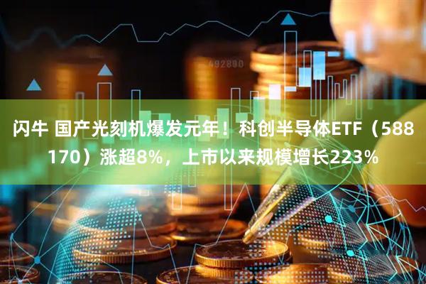 闪牛 国产光刻机爆发元年！科创半导体ETF（588170）涨超8%，上市以来规模增长223%