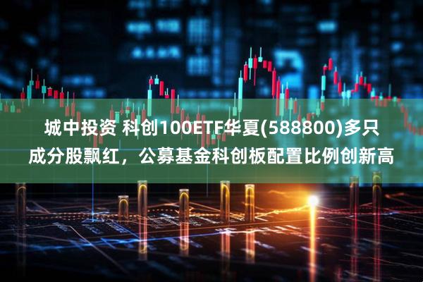 城中投资 科创100ETF华夏(588800)多只成分股飘红，公募基金科创板配置比例创新高